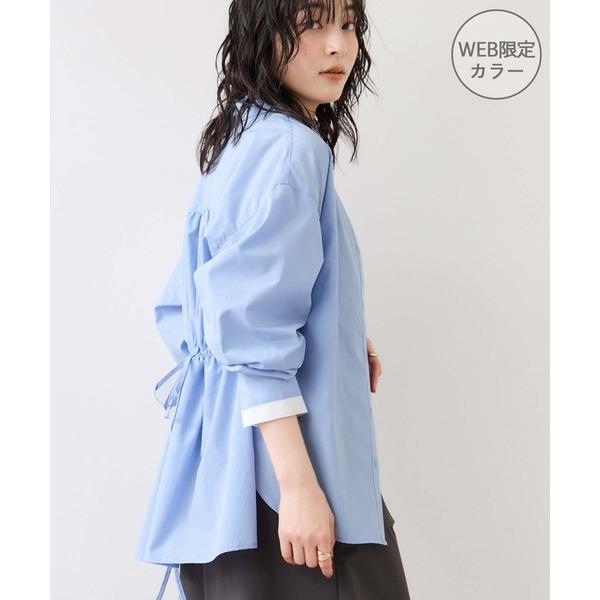 ブラウス シャツ ウエストリボンシャツ/イージーケア・WEB限定カラー レディース