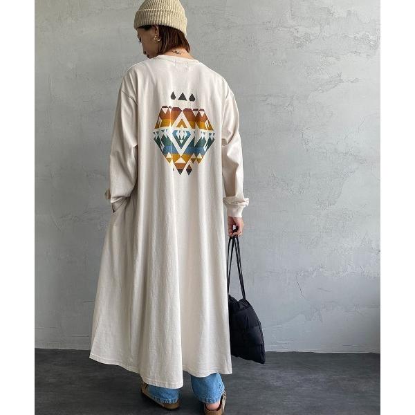 「PENDLETON」 長袖ワンピース F ベージュ レディース