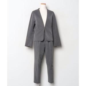 「haco!」 「que made me」セットアップ MEDIUM グレー レディース