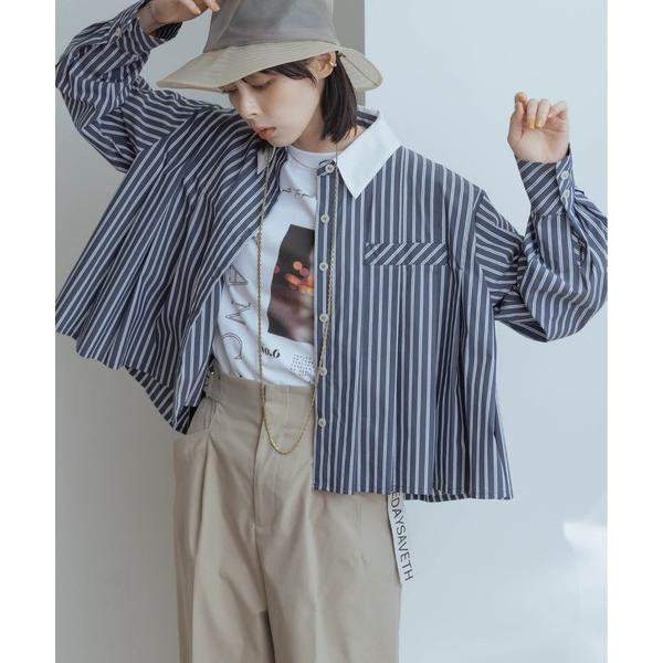 「Eimee Law」 長袖シャツ 38 インディゴブルー レディース