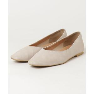 「GLOBAL WORK」 フラットパンプス LARGE ベージュ レディース