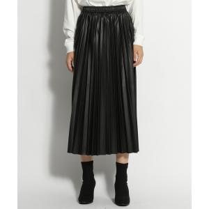 「niko and...」 プリーツスカート MEDIUM ブラック レディース