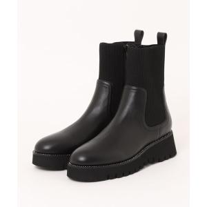 「JILL STUART」 ショートブーツ 24.5cm ブラック レディース