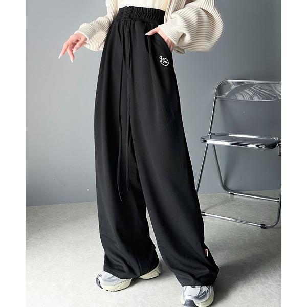 「Java」 スウェットパンツ X-LARGE ブラック レディース