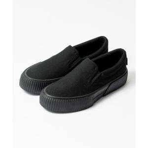 「SLACK FOOTWEAR」 スリッポン 24.5cm ブラック メンズ