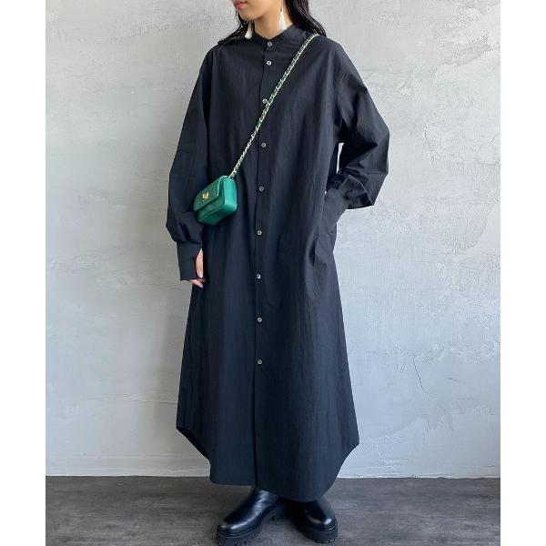 「AMERICANA」 長袖ワンピース ONE SIZE ブラック レディース