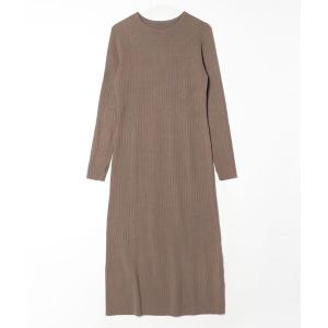 「titivate」 ニットワンピース M ブラウン レディース