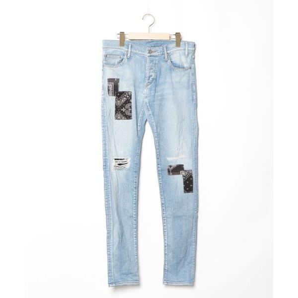 「5351 POUR LES HOMMES」 スキニーデニムパンツ 48 ブルー メンズ