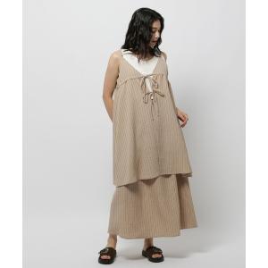 「niko and...」 セットアップ FREE ベージュ レディース