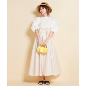 「titivate」 キャミソールワンピース M ホワイト系その他 レディース