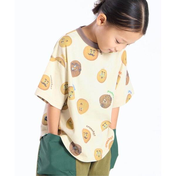 tシャツ 総柄Tシャツ_ジュニア対応 キッズ 子供服 男の子 女の子