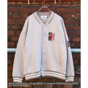 ブルゾン アウター 「ザ・ローリング・ストーンズ」スウェットスタジャン メンズ レディース