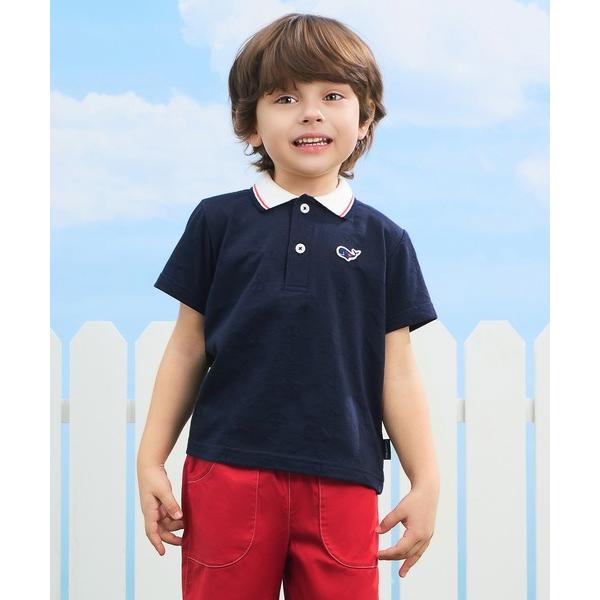 ポロシャツ 半袖ポロシャツ（くじらJQ） キッズ 子供服 男の子