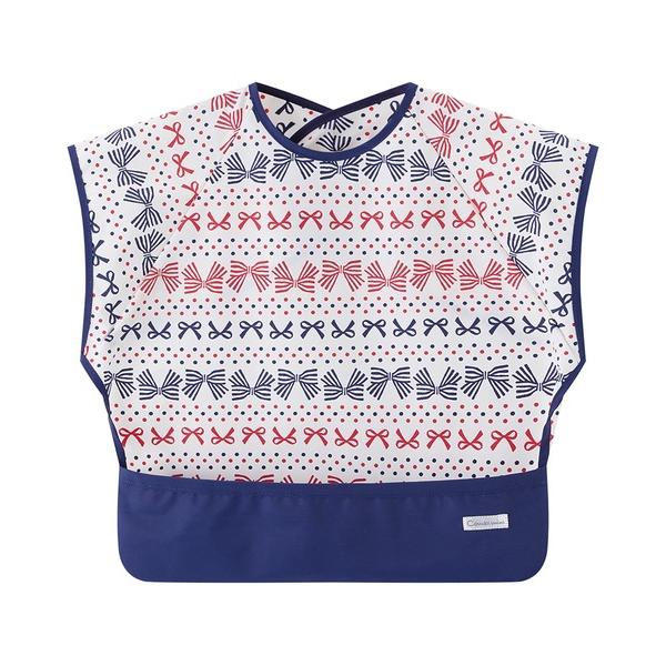 ベビー はっ水ナイロン袖なしお食事エプロン