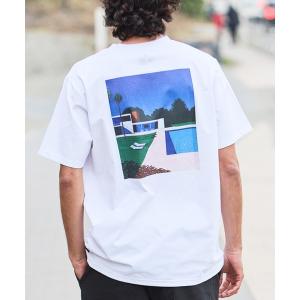 ラッシュガード THREE WEATHER/スリーウェザー 「永井博コラボ」半袖 Tシャツ ラッシュガード UVカット TW6S-4302 メンズ レディース