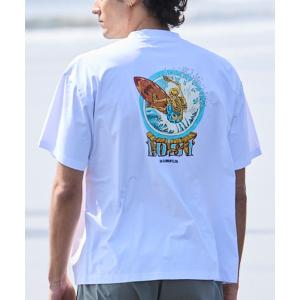 tシャツ 速乾 lost/ロスト 水着 ラッシュガード 半袖 Tシャツ UVカット 速乾 ストレッチ 水陸両用 LM6S-4305 メンズ レディース