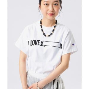 チャンピオン tシャツ 半袖 「7/24値下げ」「別注」Champion / プリント Tシャツ レディース