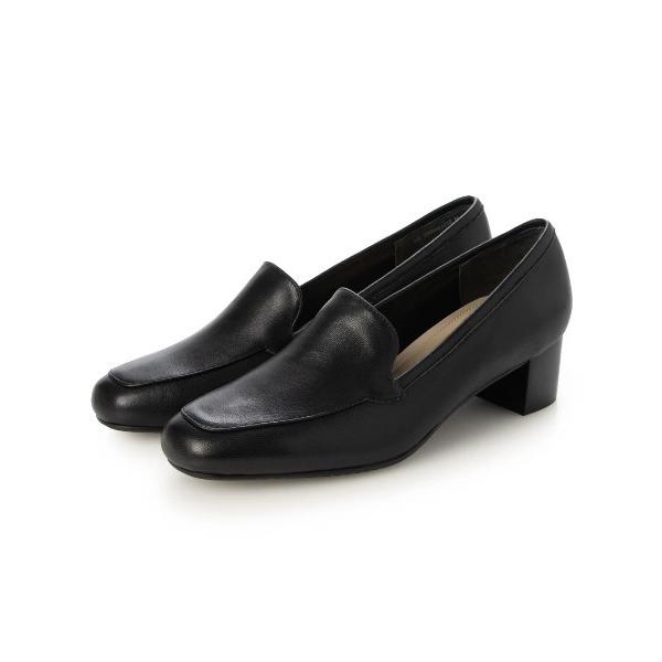 ローファー 「レイン対応」「3E」ヒールアップローファー レディース