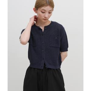 カーディガン フロントポケットサマーカーディガン レディース
