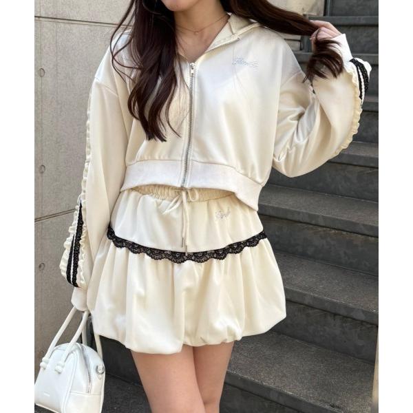 パーカー 「セットアップ」トラックレースパーカー レディース