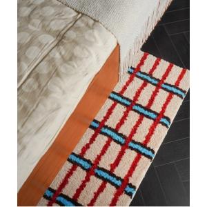 ラグ ラグマット F＆D : ラティスラインフロアマット(40x120cm)