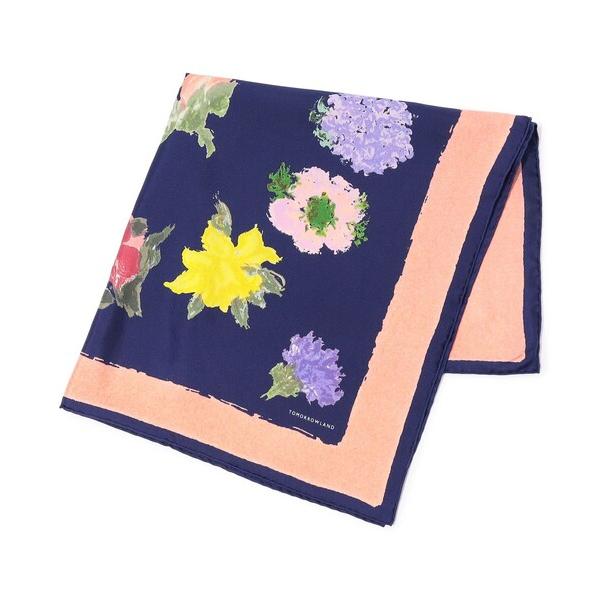 スカーフ バンダナ ATELIER TOMORROW PAINT FLOWER シルクスカーフ レデ...