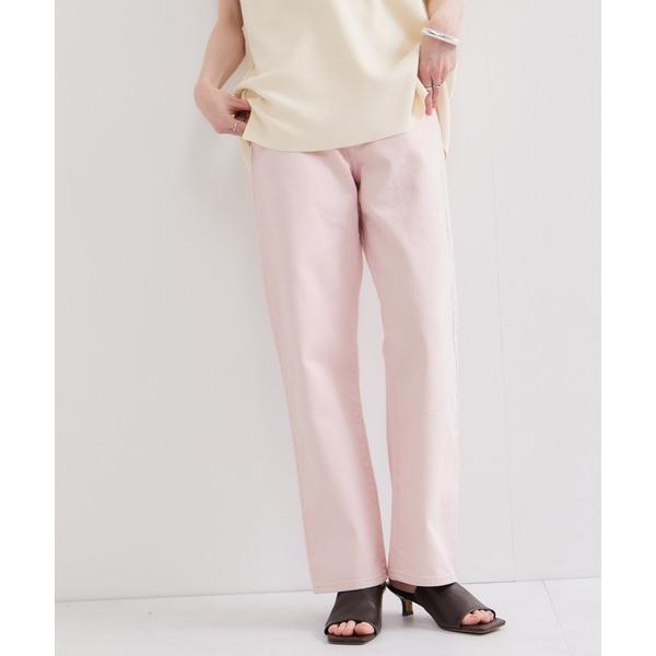 ジーンズ デニム デニムパンツ 製品染めストレートパンツ/S.Mサイズ展開/伸縮性あり/洗濯機使用可...