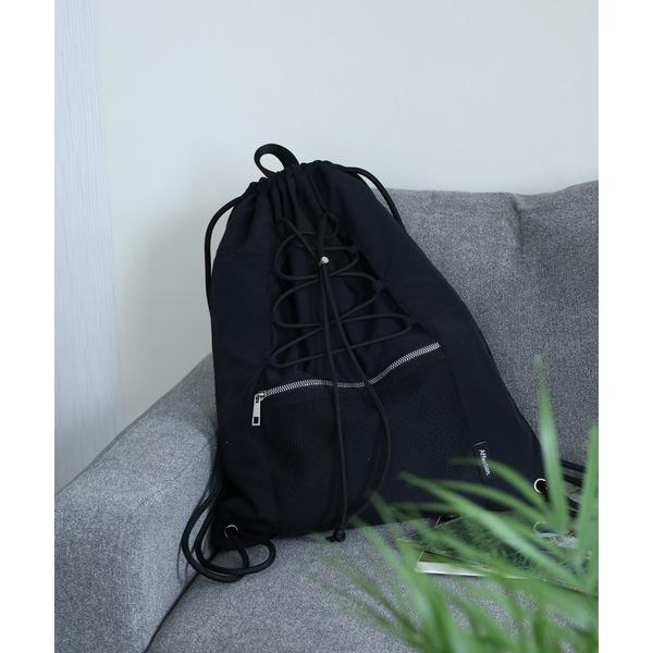 デイバック リュック Coboca+ナイロンメッシュPドローコードナップサック メンズ レディース