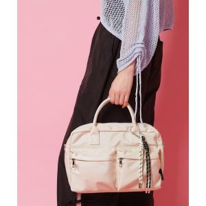 ボストンバッグ チャーム2WAYボストン レディース