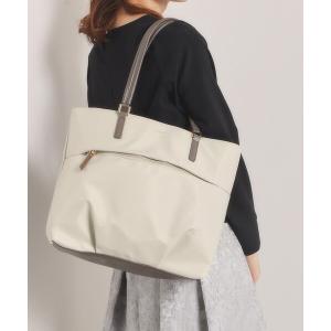 トートバッグ 「収納アドバイザー監修」合皮コンビA4トート レディース