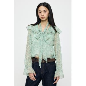 ブラウス シャツ 「26年SS新作」BOW TIE CHIFFON ブラウス レディース