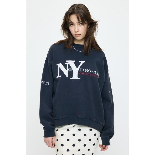 トレーナー スウェット NY LOOSE スウェットシャツ レディース
