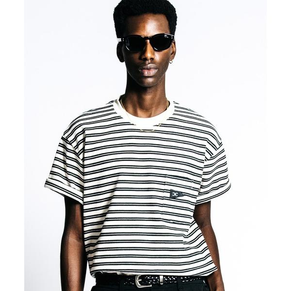 tシャツ HEAVY OZ FLAG LOGO BORDER POCKET T SHIRT メンズ