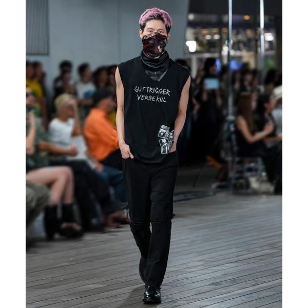 tシャツ GUT TRIGGER VERSE KILL NO SLEEVE T SHIRT メンズ