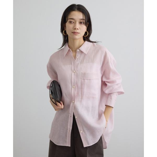 ブラウス シャツ リネンオーバーシャツ / GENTLE LINEN レディース