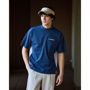 uvカット ポロシャツ 「Rosasen/GOLF」 超撥水加工 バックロゴ 半袖モックネック メンズ