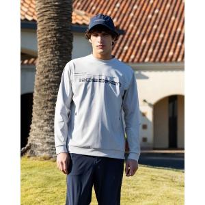 uvカット トレーナー スウェット 「Rosasen/GOLF」 超撥水 長袖クルーネック メンズ