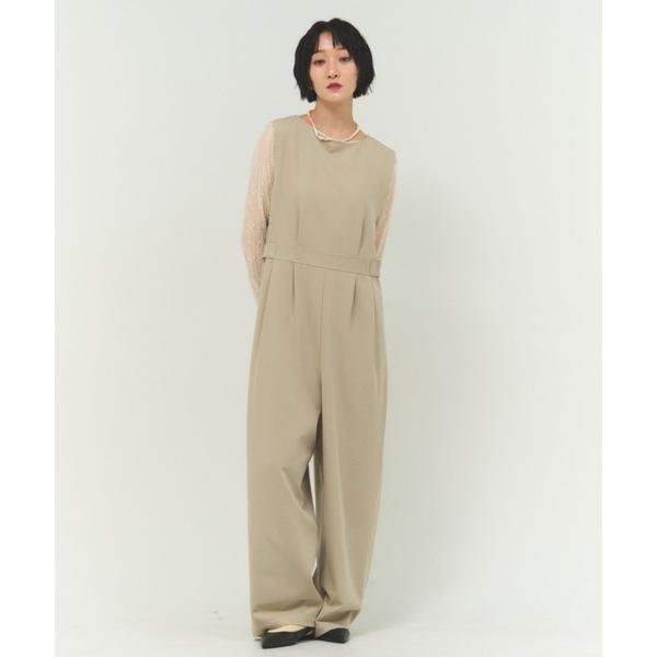 オールインワン タックデザイン オールインワン / きれいめ レイヤード オケージョン対応 レディー...