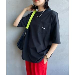 tシャツ 「WEB先行予約」「MIZUNO/ミズノ」 別注 ポケット付き ワンポイントロゴ刺繍 Tシャツ レディース メンズ