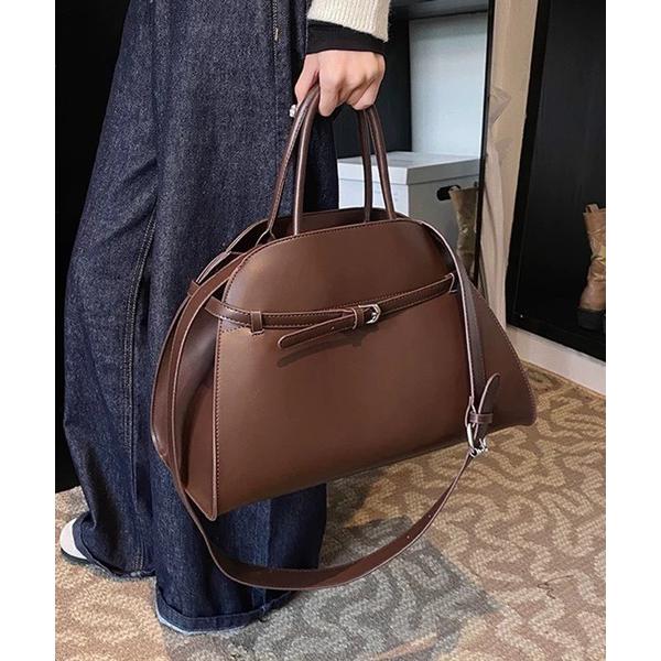 ショルダーバッグ バッグ ハーフムーン型BIGサイズショルダーバッグ レディース