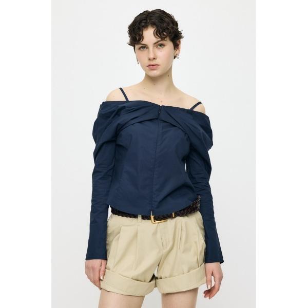 ブラウス シャツ 「26年SS新作」RIBBON OFF SHOULDER ブラウス レディース