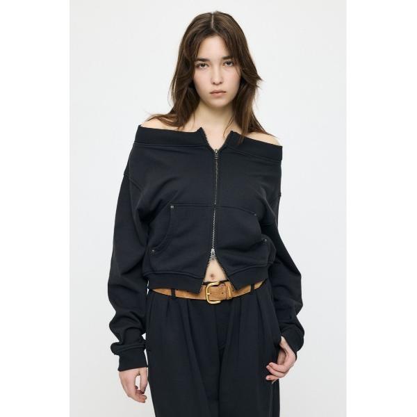 トレーナー スウェット 「26年SS新作」「セットアップ対応」OFF SHOULDER ZIP UP...