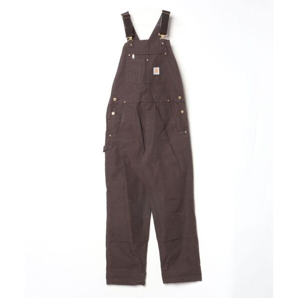 「Carhartt」 オーバーオール 34/32 ダークブラウン メンズ