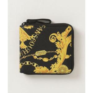 「VERSACE JEANS COUTURE」 財布 - ブラック メンズ