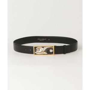 「DOLCE&GABBANA」 ベルト 46 ブラック レディース