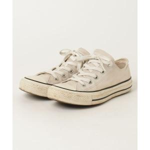 「CONVERSE」 ローカットスニーカー 22.5cm ベージュ レディース