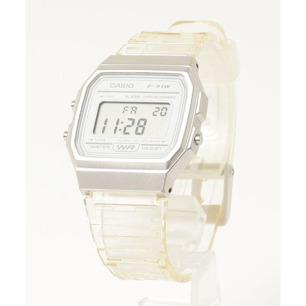 「CASIO」 デジタル腕時計 - ホワイト レディース