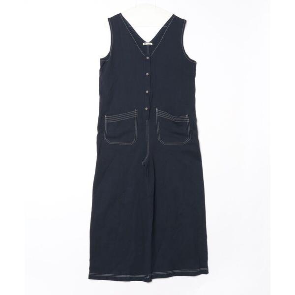 「Java」 オールインワン M ネイビー レディース