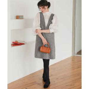 「titivate」 サロペットスカート L グレー レディース