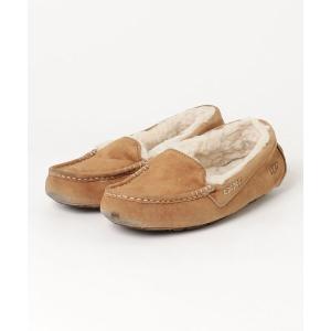 「UGG」 モカシンシューズ 24cm ブラウン レディース